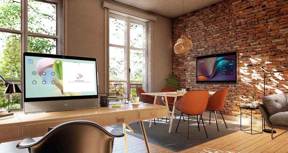 个h办公桌上?Cisco Desk Pro 处于 MTR 模式? srcset=