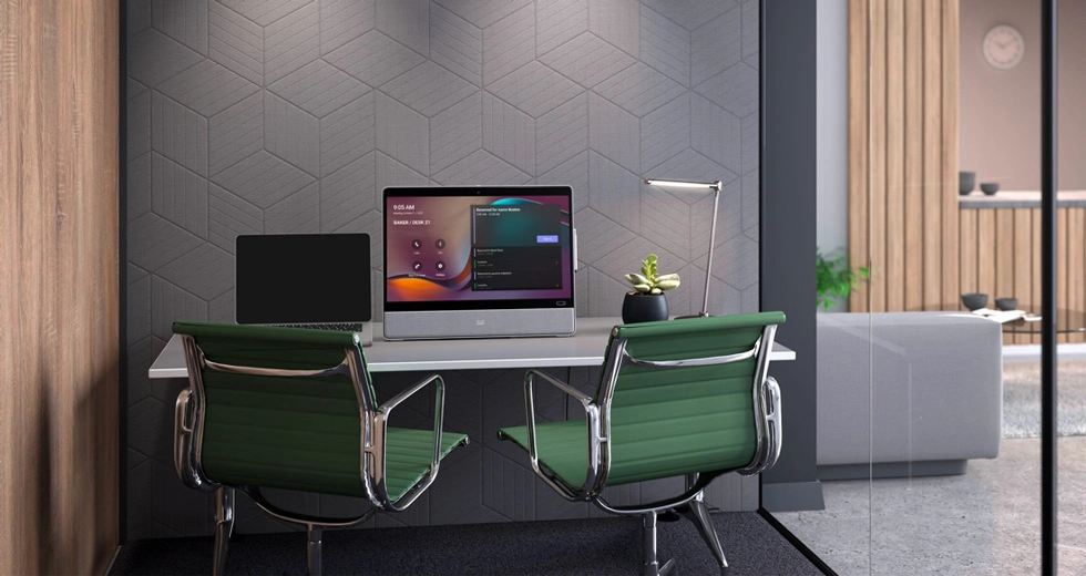 型会议室的 Cisco Desk Pro 处于 MTR 模式? srcset=