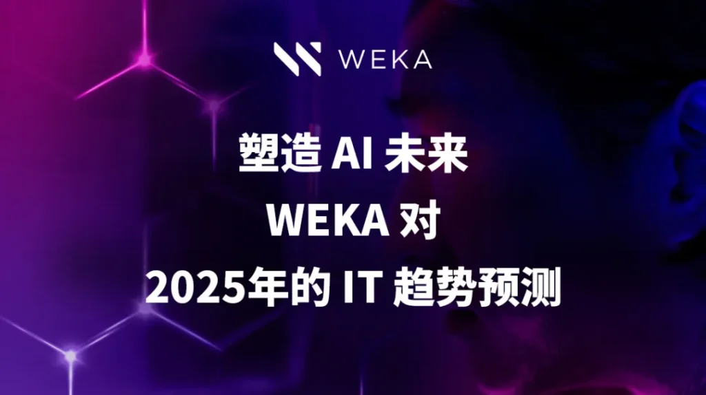 塑?AI 的未来：WEKA ?025q?IT 势预测