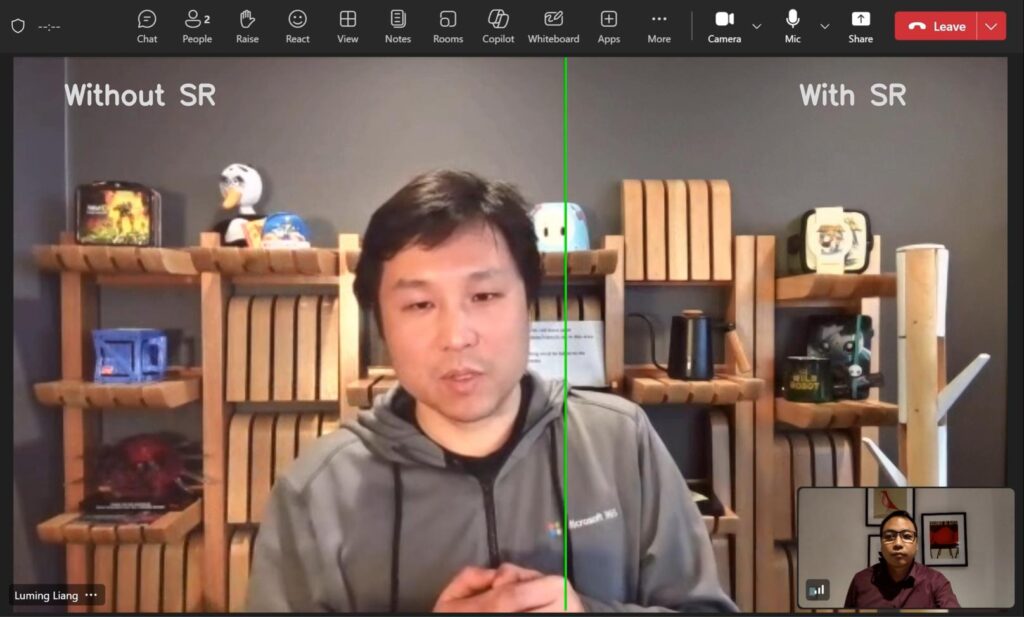 Teams 新功能：利用分L率（Super ResolutionQ提高会议的视频质量