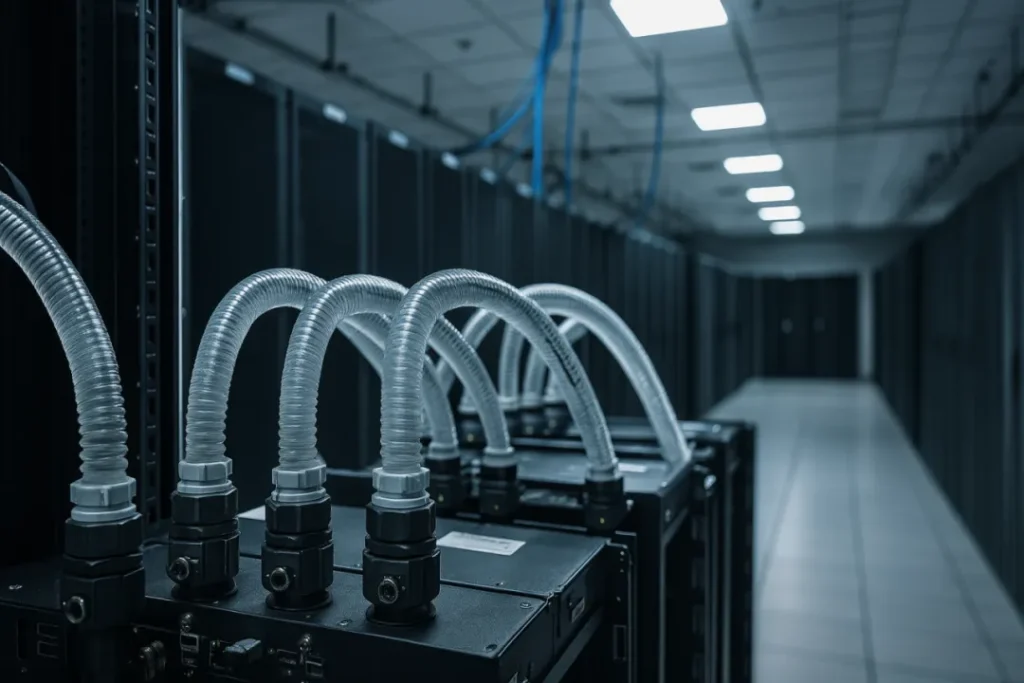 瑞技NVIDIA GB200 AI 机柜的液冷部|? srcset=