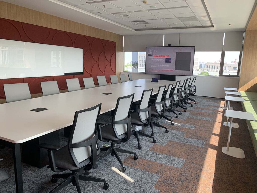 助力全球知名跨国饮料公司中国总部打造未来就l?Teams Rooms 协作I间